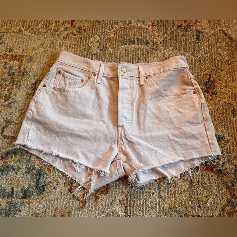 Levi's Light purple Jean Shorts